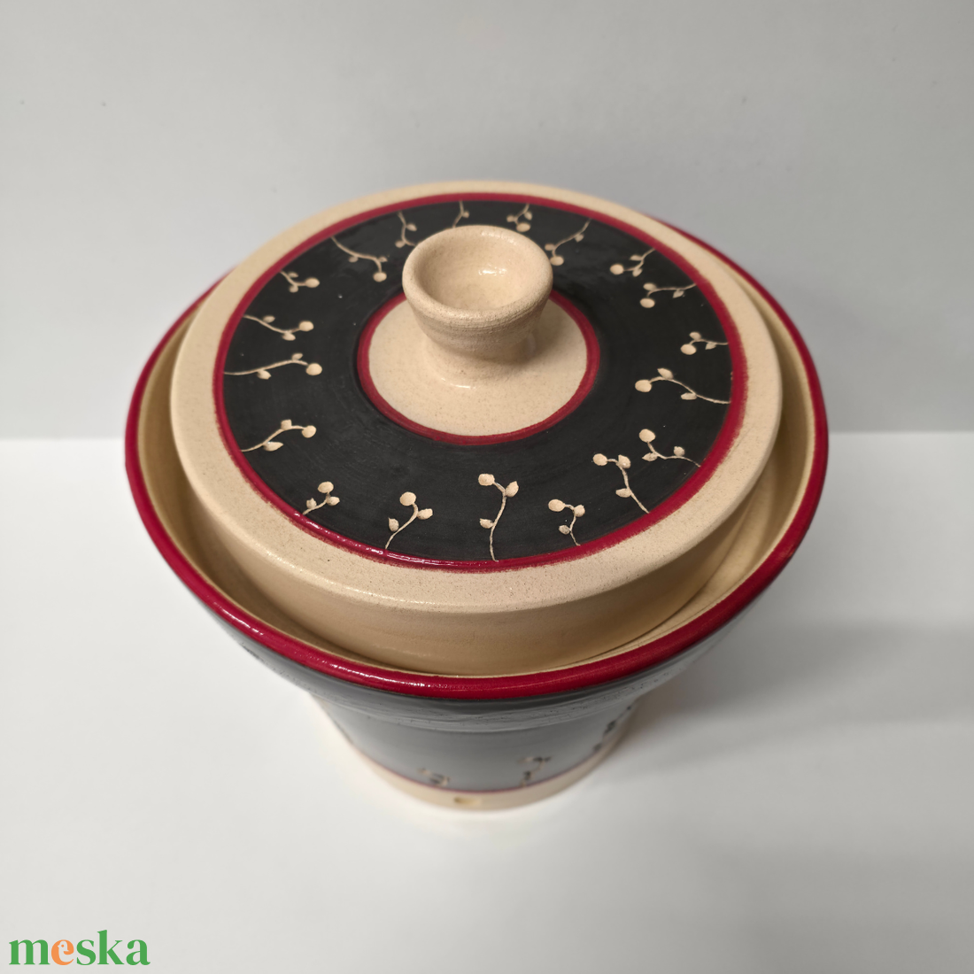 Fermentáló edény - otthon & életmód - konyhafelszerelés, tálalás - tálalás - tányér & étkészlet - Meska.hu