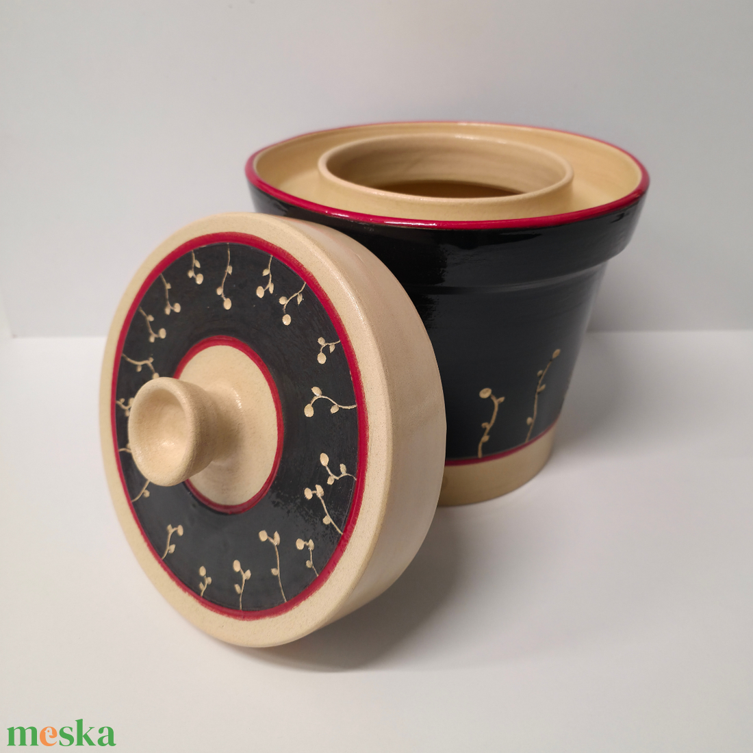 Fermentáló edény - otthon & életmód - konyhafelszerelés, tálalás - tálalás - tányér & étkészlet - Meska.hu