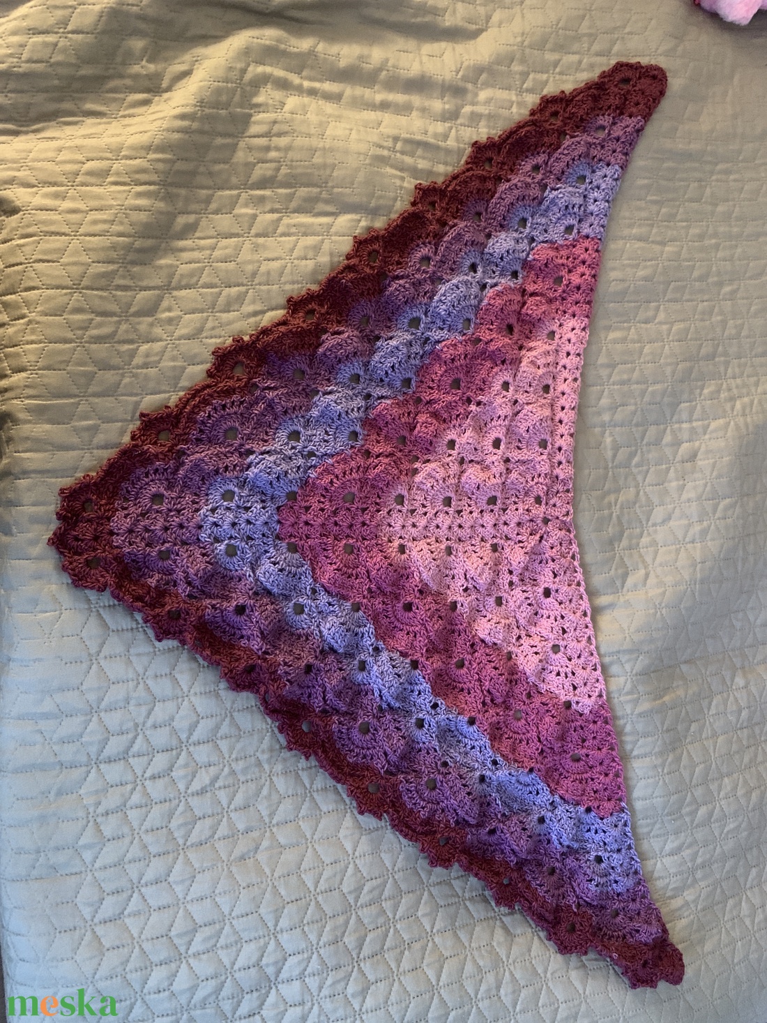 Meleg vállkendő - ruha & divat - sál, sapka, kendő - kendő - Meska.hu