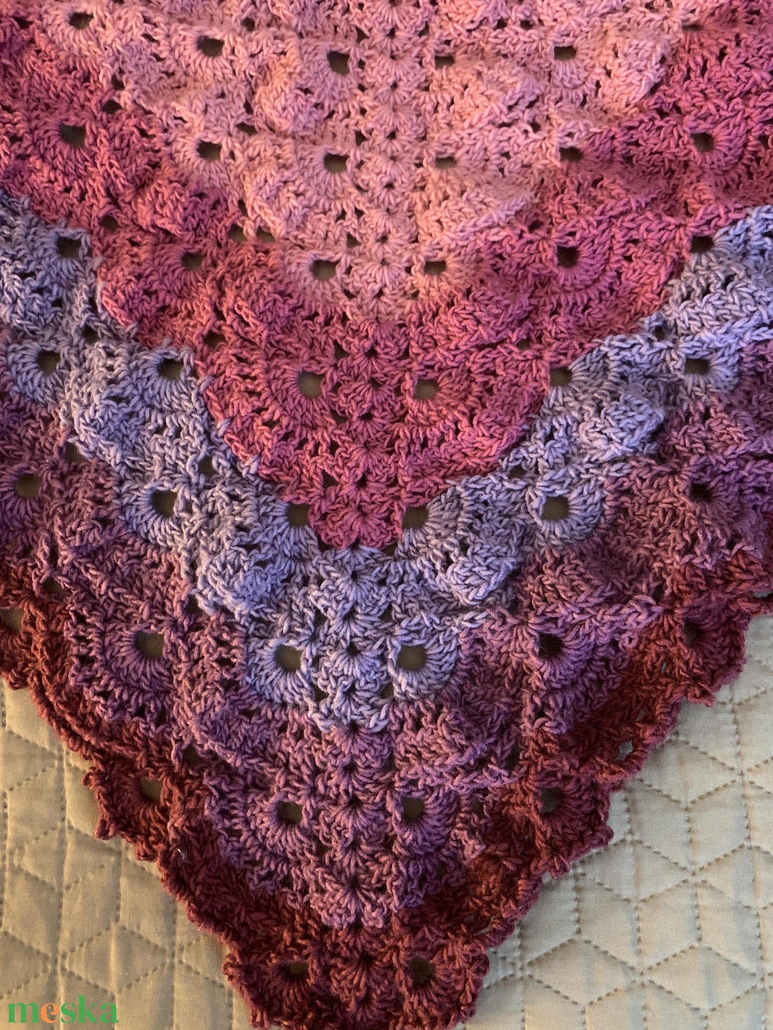 Meleg vállkendő - ruha & divat - sál, sapka, kendő - kendő - Meska.hu