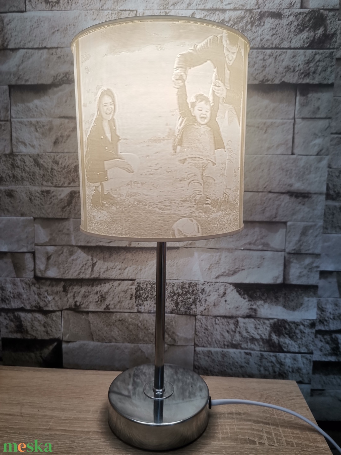 3D nyomtatott lámpa  személyre szabva, a te fotóiddal! - otthon & életmód - lámpa - asztali lámpa - Meska.hu