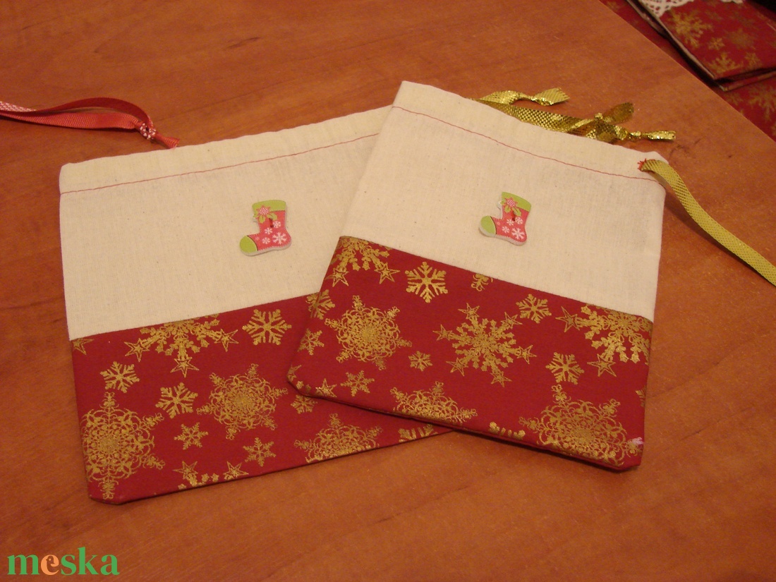 mikulás zsák - karácsony - mikulás - mikulás zsák - Meska.hu