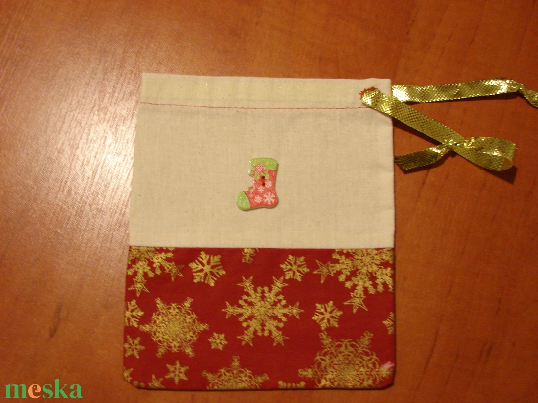 mikulás zsák - karácsony - mikulás - mikulás zsák - Meska.hu