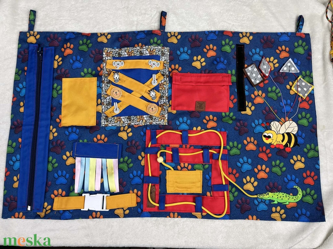 Matató fal  - játék & sport - készségfejlesztő és logikai játék - montessori szivárvány, waldorf játékok - Meska.hu