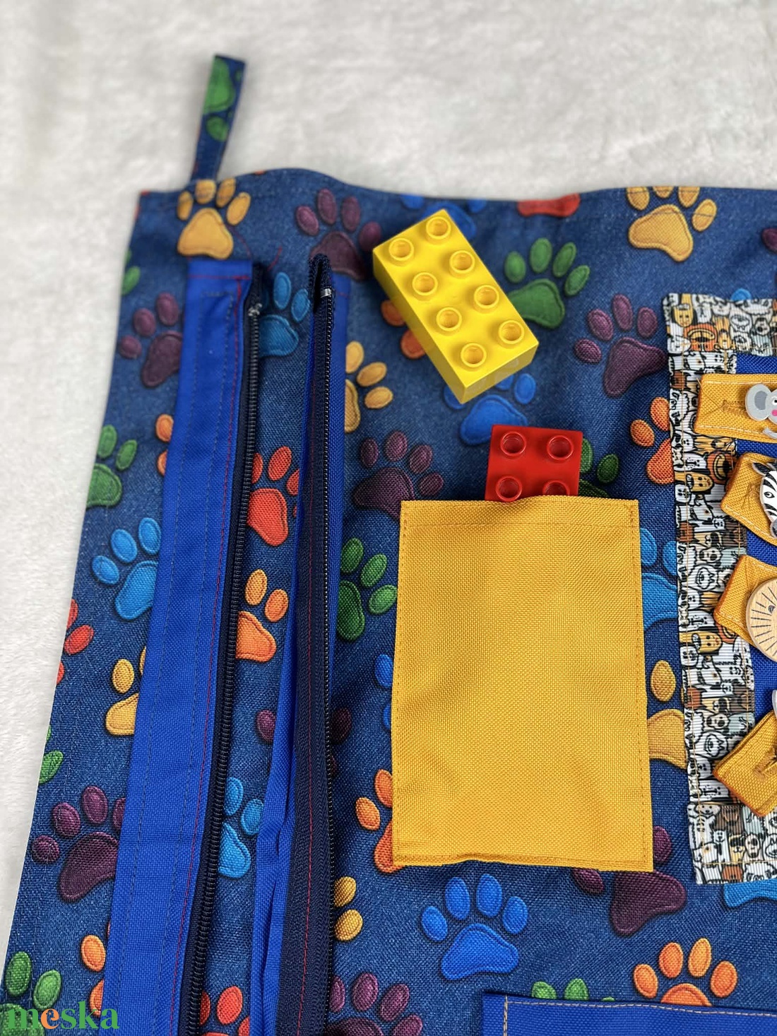 Matató fal  - játék & sport - készségfejlesztő és logikai játék - montessori szivárvány, waldorf játékok - Meska.hu