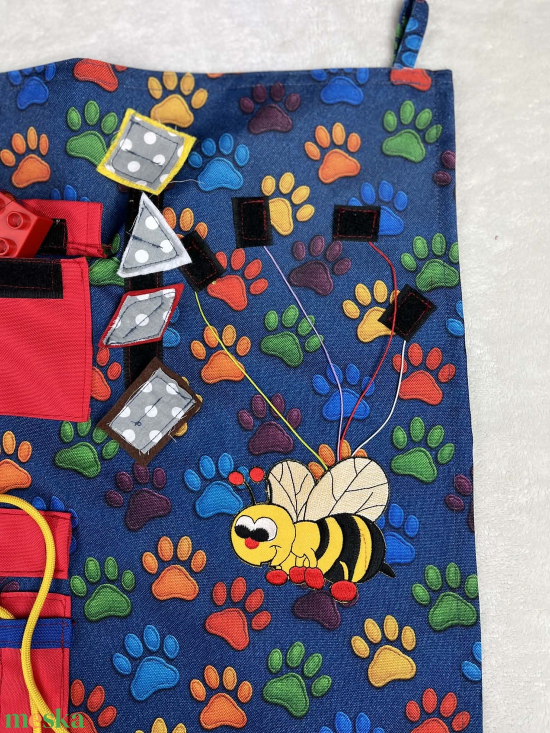 Matató fal  - játék & sport - készségfejlesztő és logikai játék - montessori szivárvány, waldorf játékok - Meska.hu