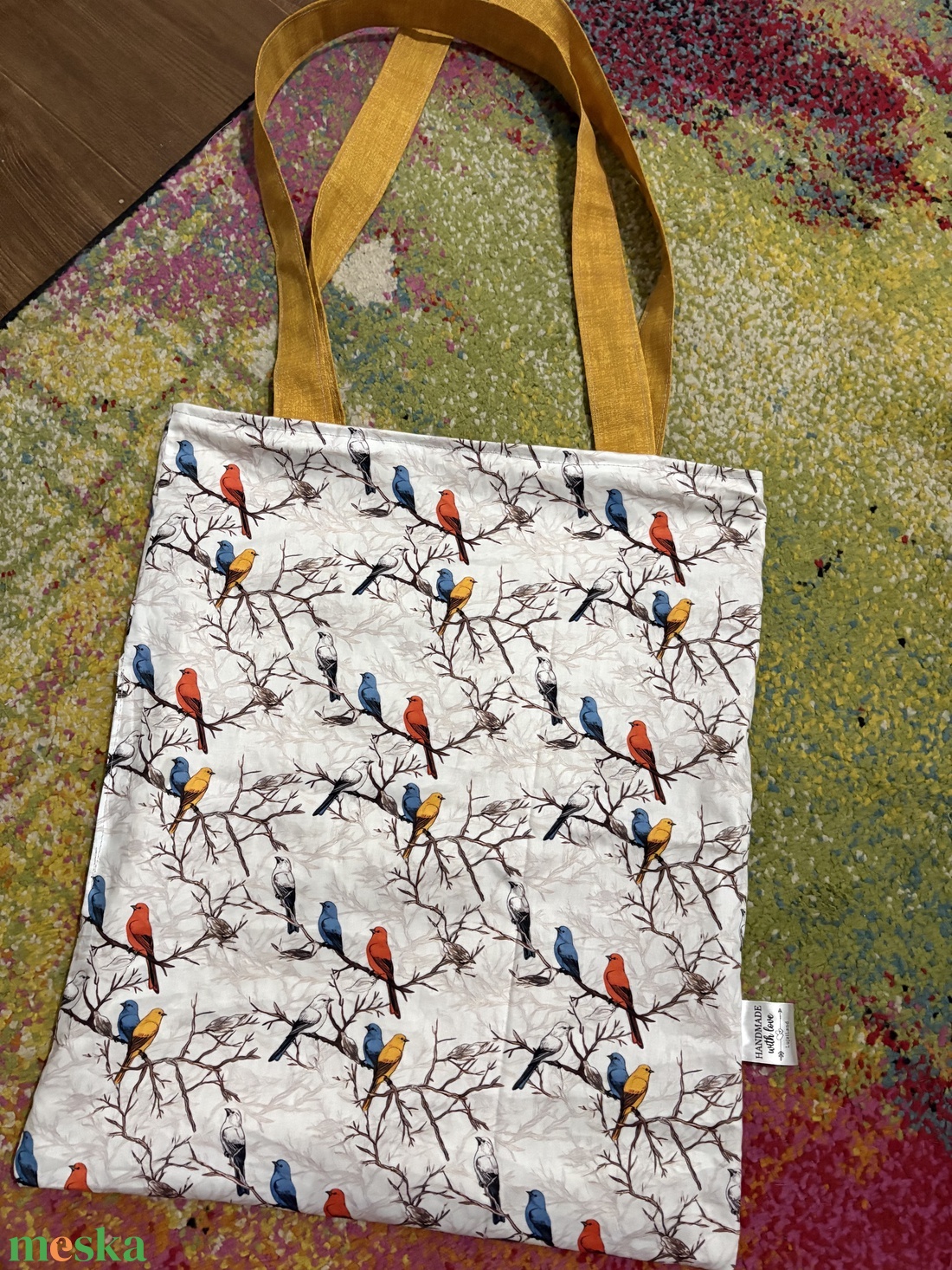 Kézzel készült, kifordítható  vászontáska � LujziLand  - táska & tok - bevásárlás & shopper táska - shopper, textiltáska, szatyor - Meska.hu