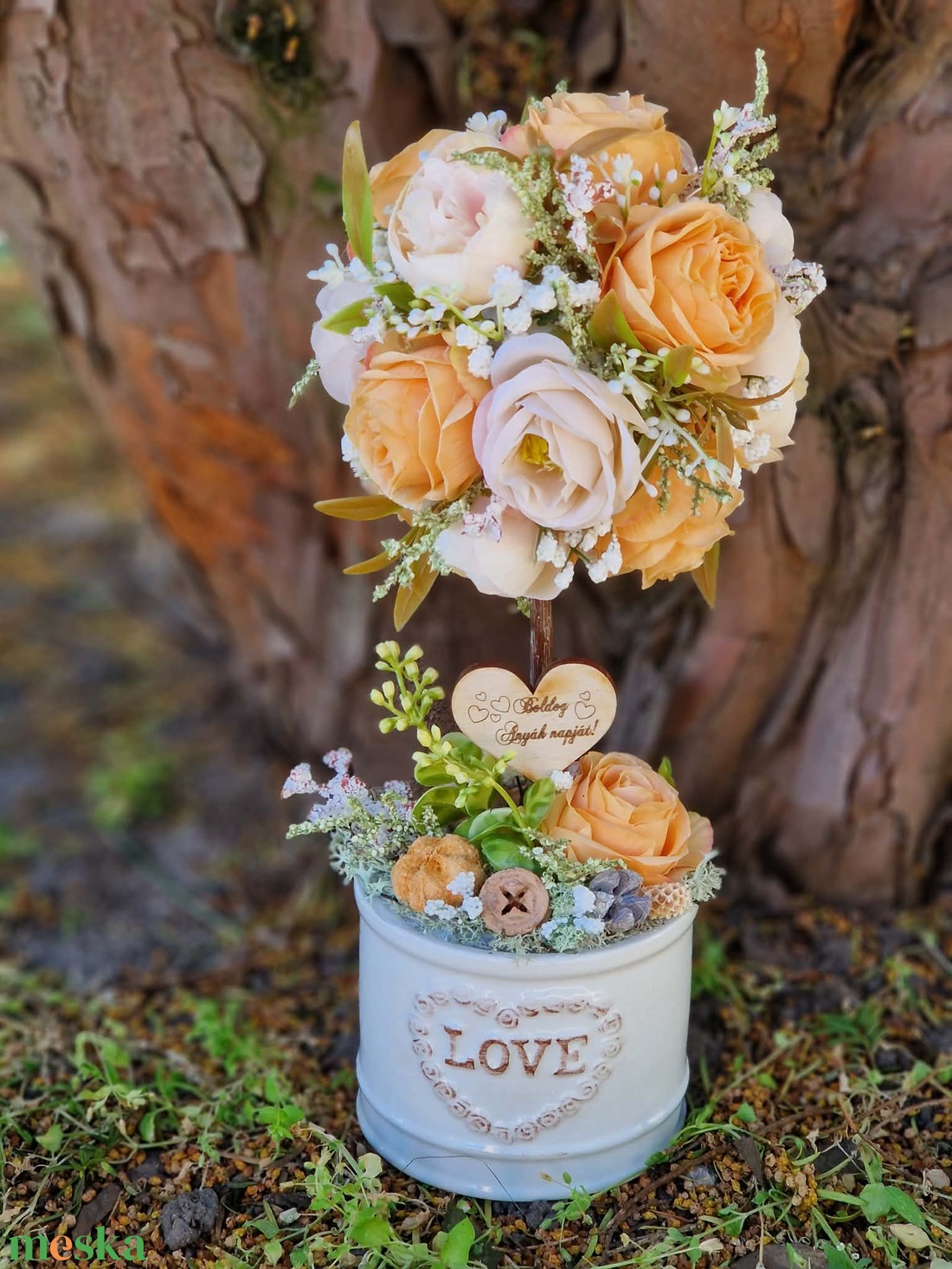 Virágfa bármilyen alkalomra - otthon & életmód - virágdekoráció - virágdíszek - asztali virágdísz - Meska.hu