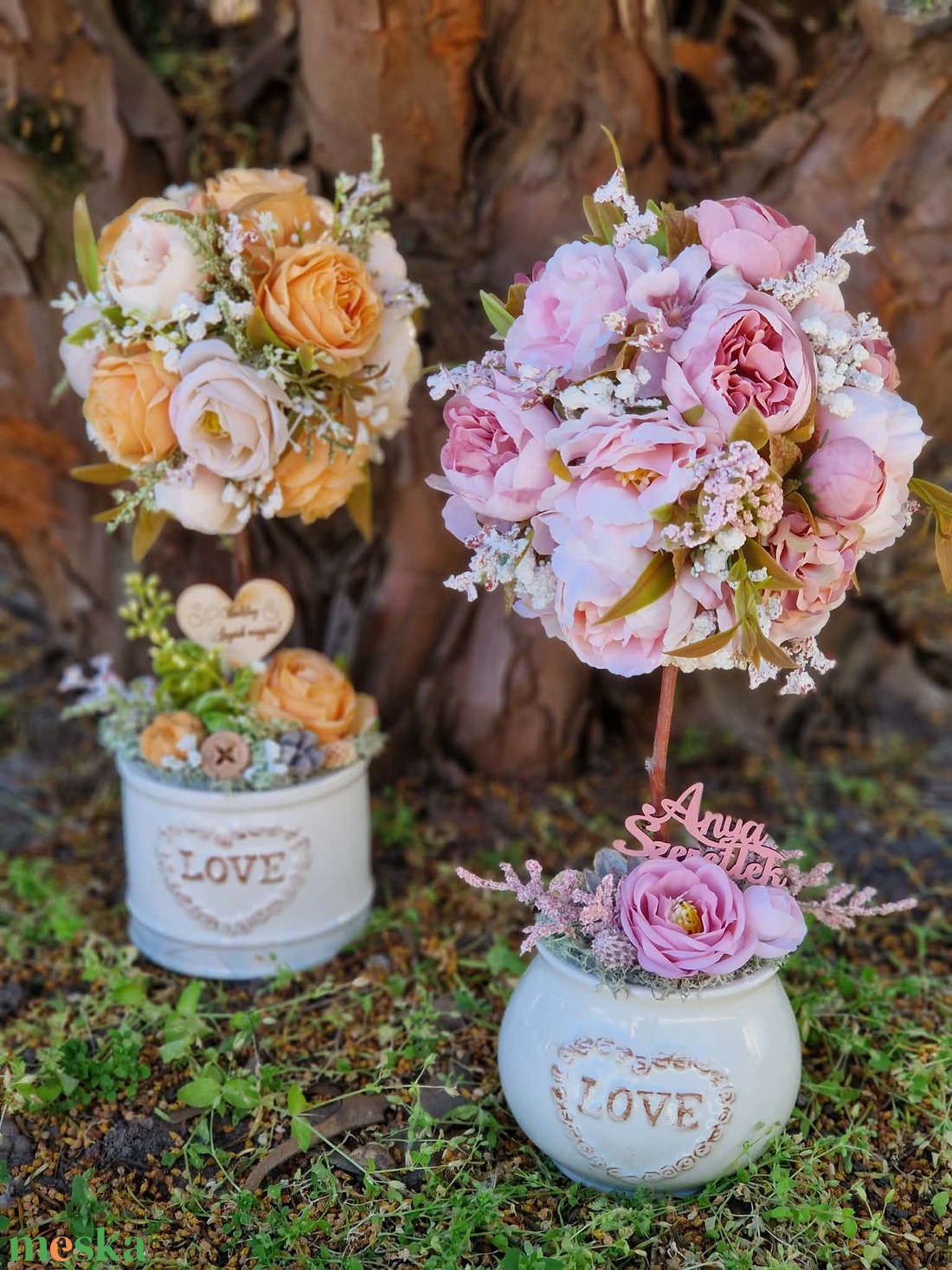 Virágfa bármilyen alkalomra - otthon & életmód - virágdekoráció - virágdíszek - asztali virágdísz - Meska.hu