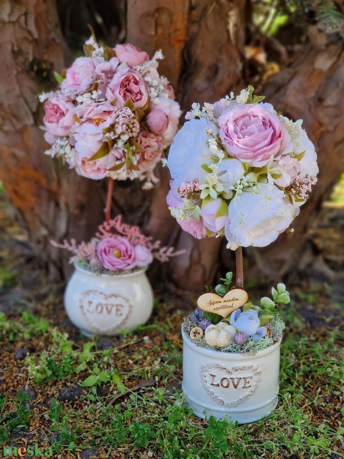 Virágfa bármilyen alkalomra - otthon & életmód - virágdekoráció - virágdíszek - asztali virágdísz - Meska.hu