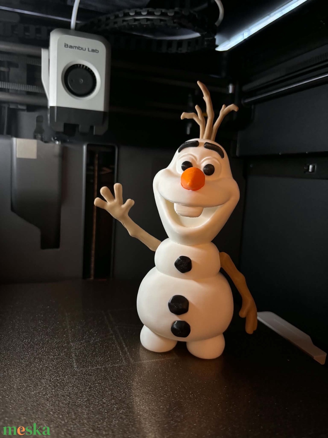 Olaf 3D figura - otthon & életmód - dekoráció - asztal és polc dekoráció - asztaldísz - Meska.hu