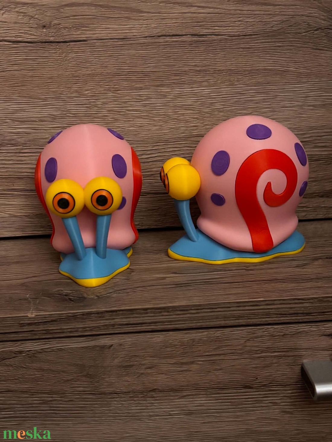  Vidám 3D nyomtatott csiga figura � - otthon & életmód - dekoráció - asztal és polc dekoráció - asztaldísz - Meska.hu