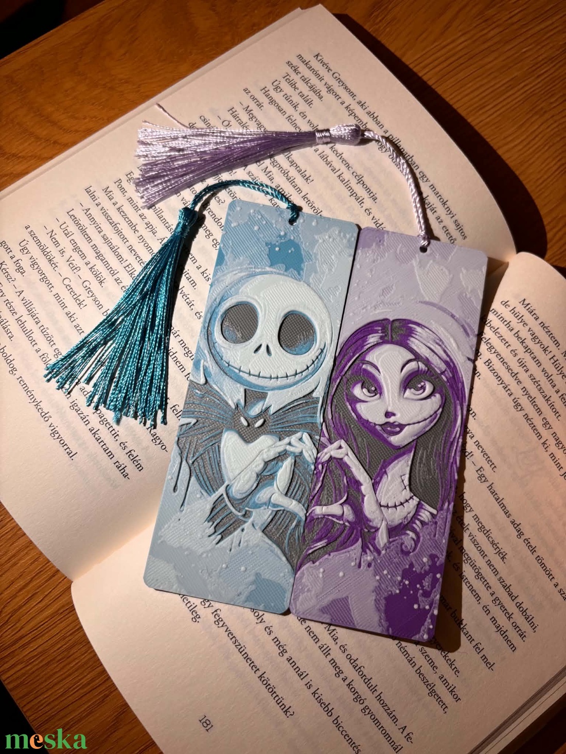 �� Jack és Sally � 3D nyomtatott könyvjelzők ��� - könyv & zene - könyvjelző - Meska.hu