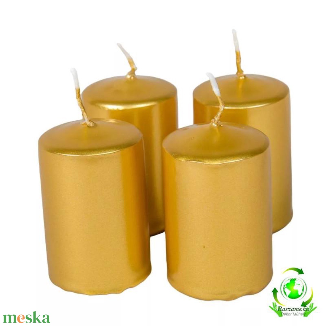 Adventi metál gyertya szett 40x60mm - arany - kellékek & szerszámok - dekorációs kellékek - dekorációs gyertya - Meska.hu Adventi metál gyertya szett 40x60mm - arany - kellékek & szerszámok - dekorációs kellékek - dekorációs gyertya - Meska.hu