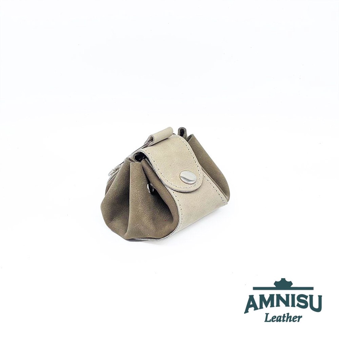 Szürke - keki bőr mini 2in1 szütyő és kockatálca N8014-7007 - játék & sport - táblajáték és kártyajáték - társasjátékok - dobókocka - Meska.hu