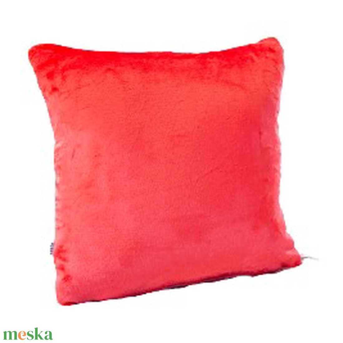  Puha Fleece párnahuzat korall 40 x 40  - otthon & életmód - lakástextil - párna & párnahuzat - Meska.hu