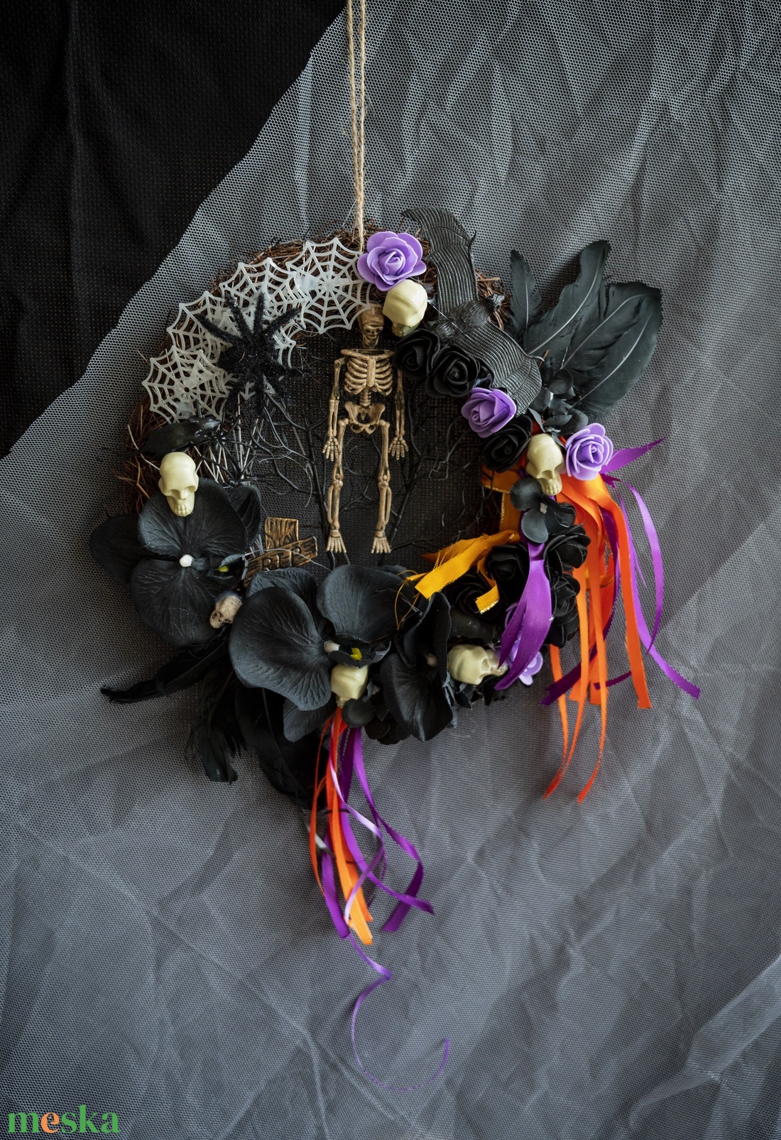 Halloween kopogtató - otthon & életmód - dekoráció - halloween - halloweeni ajtódíszek és ablakdíszek - Meska.hu