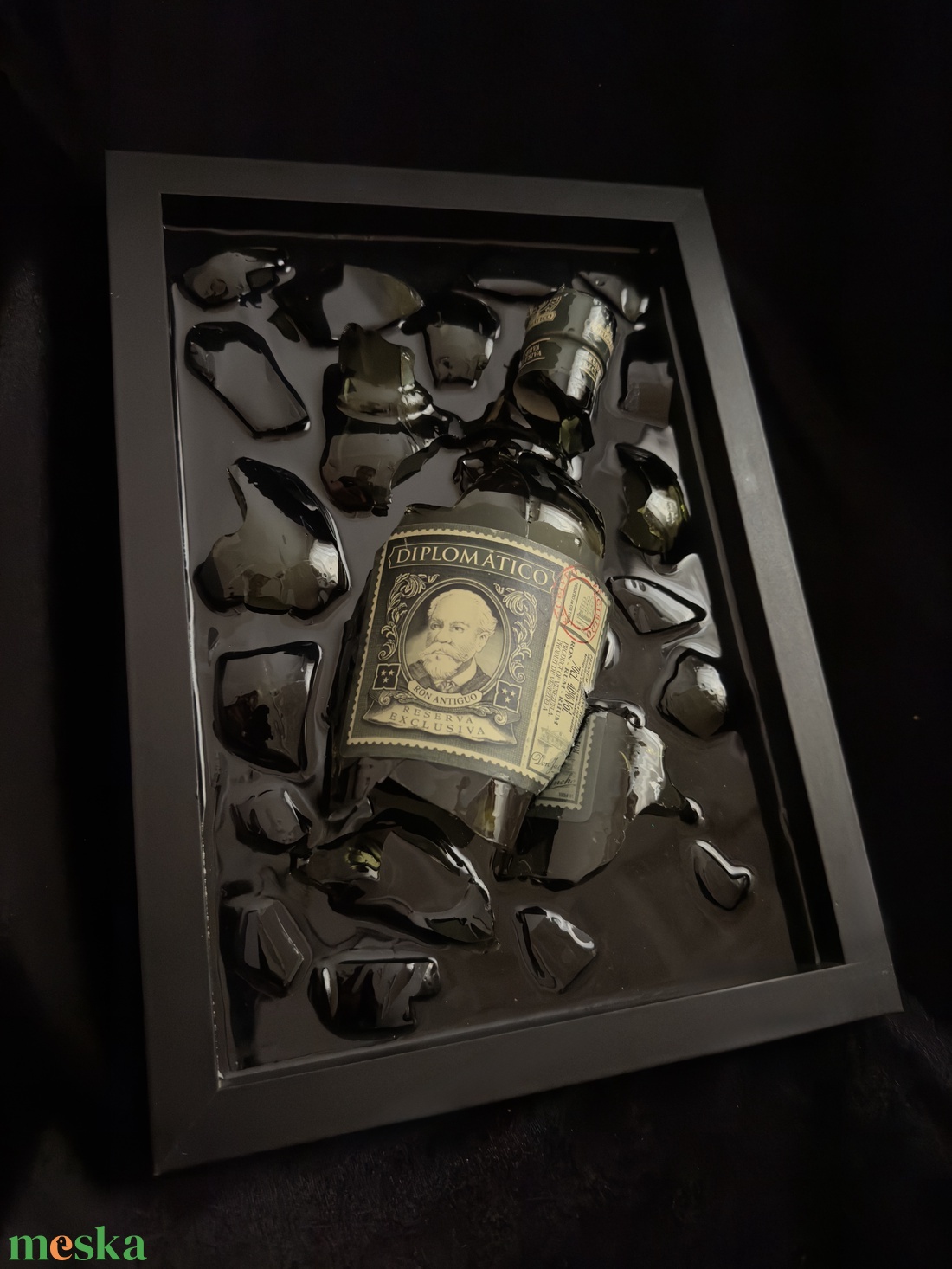 Diplomatico prémium műgyanta képkeret - otthon & életmód - dekoráció - kép & falikép - képkeret - Meska.hu