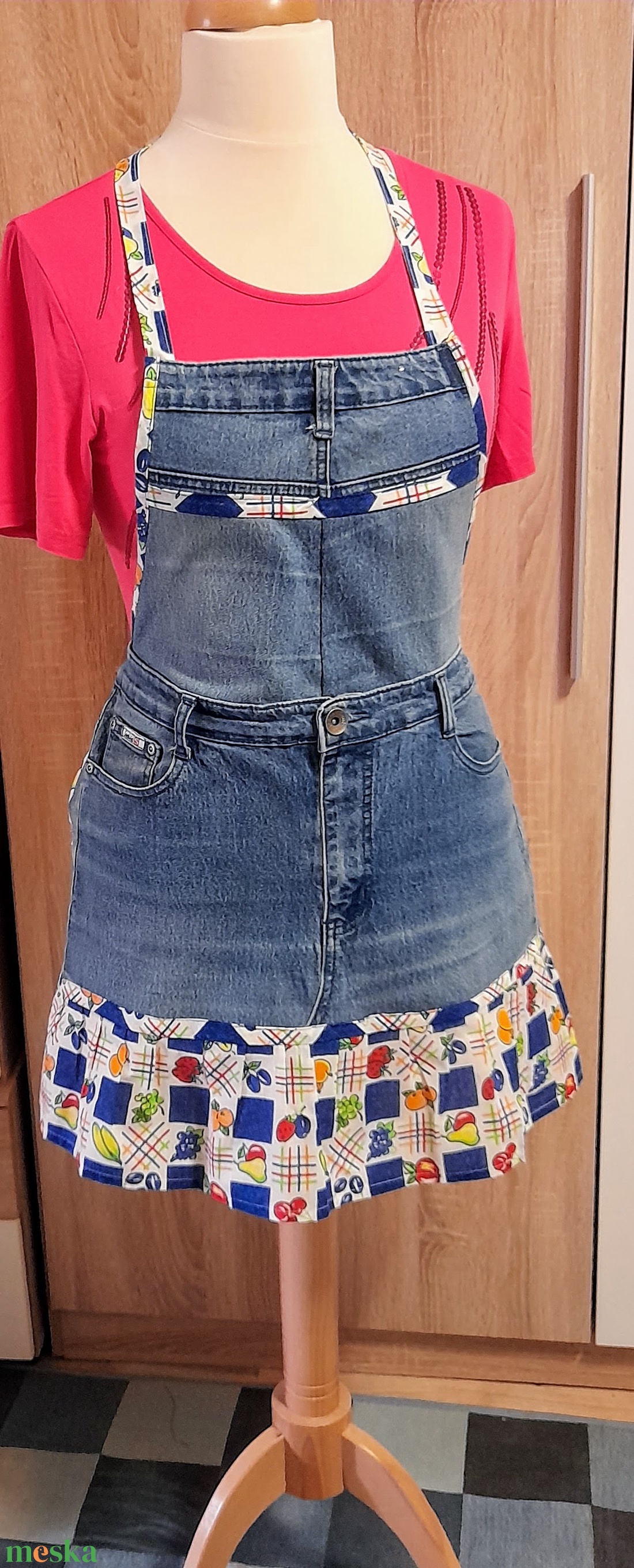 Kék női farmer kötény - otthon & életmód - konyhafelszerelés, tálalás - konyhai textil - kötény - Meska.hu Kék női farmer kötény - otthon & életmód - konyhafelszerelés, tálalás - konyhai textil - kötény - Meska.hu