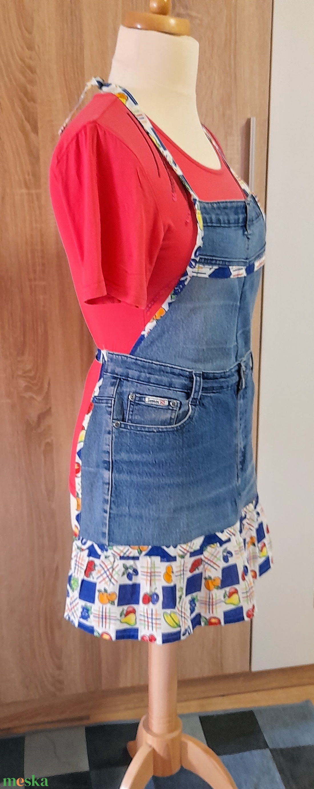 Kék női farmer kötény - otthon & életmód - konyhafelszerelés, tálalás - konyhai textil - kötény - Meska.hu Kék női farmer kötény - otthon & életmód - konyhafelszerelés, tálalás - konyhai textil - kötény - Meska.hu