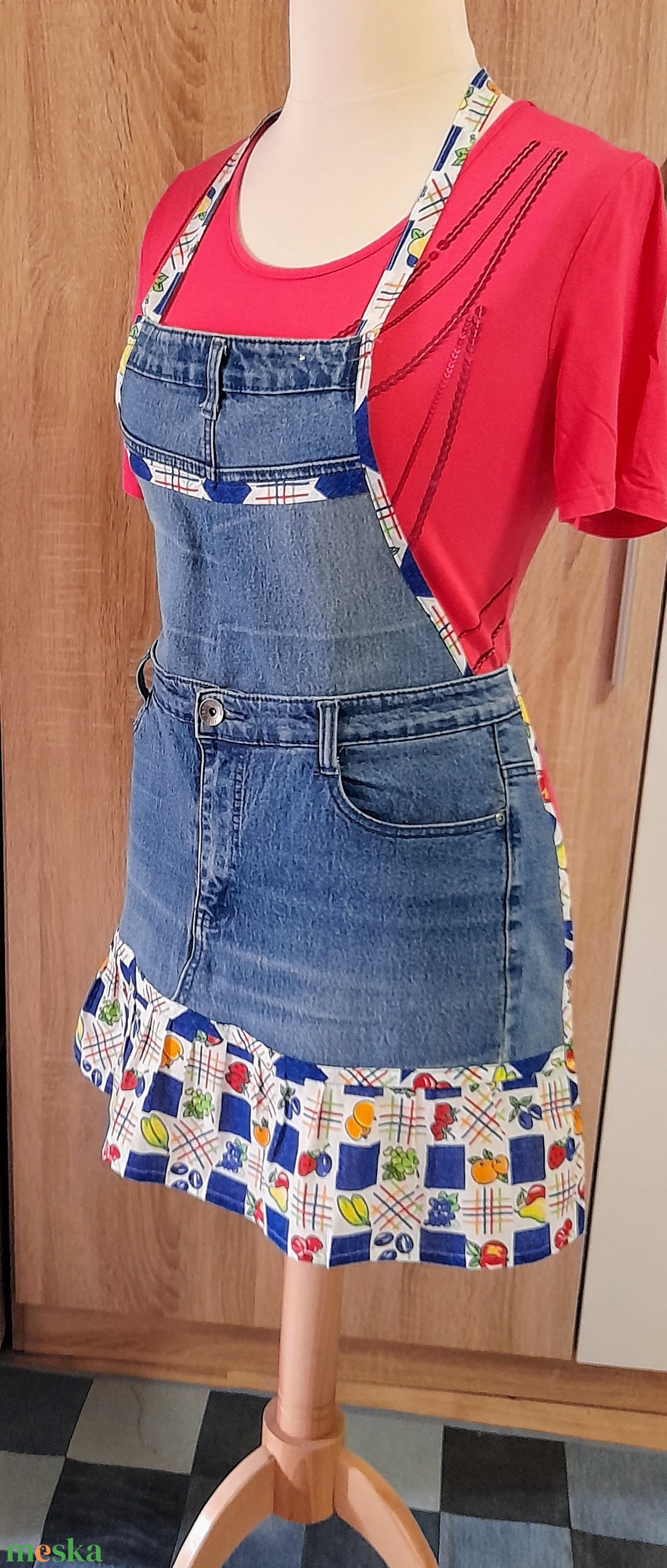Kék női farmer kötény - otthon & életmód - konyhafelszerelés, tálalás - konyhai textil - kötény - Meska.hu Kék női farmer kötény - otthon & életmód - konyhafelszerelés, tálalás - konyhai textil - kötény - Meska.hu