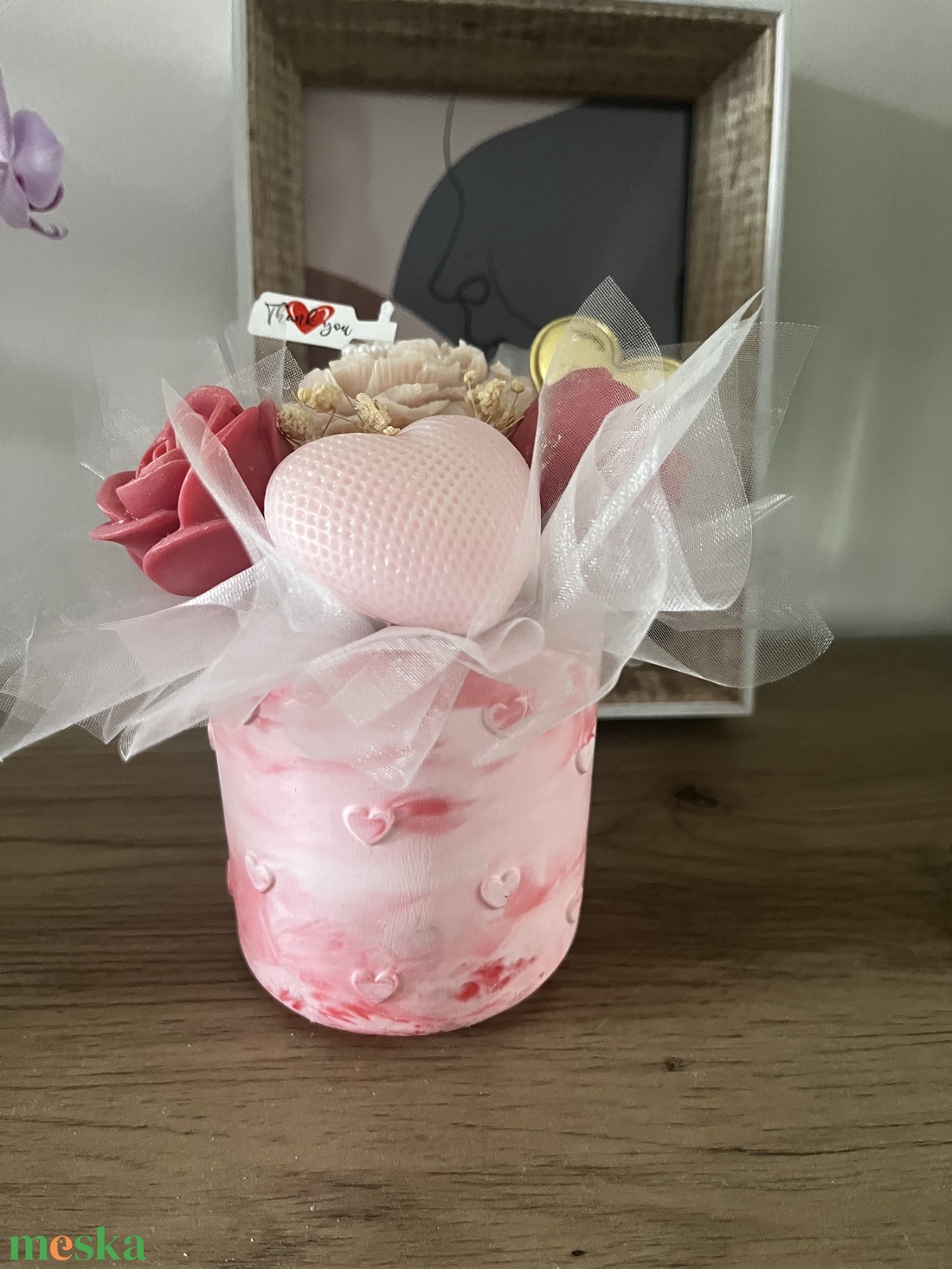 Illatviasz szójaviaszból díszpohárban - otthon & életmód - gyertya, illat, aroma - illatviasz - Meska.hu