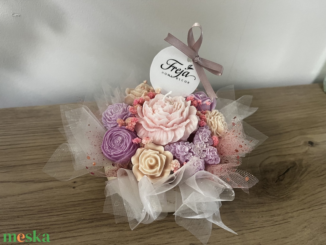 Illatviasz szójaviaszból tálban - otthon & életmód - gyertya, illat, aroma - illatviasz - Meska.hu