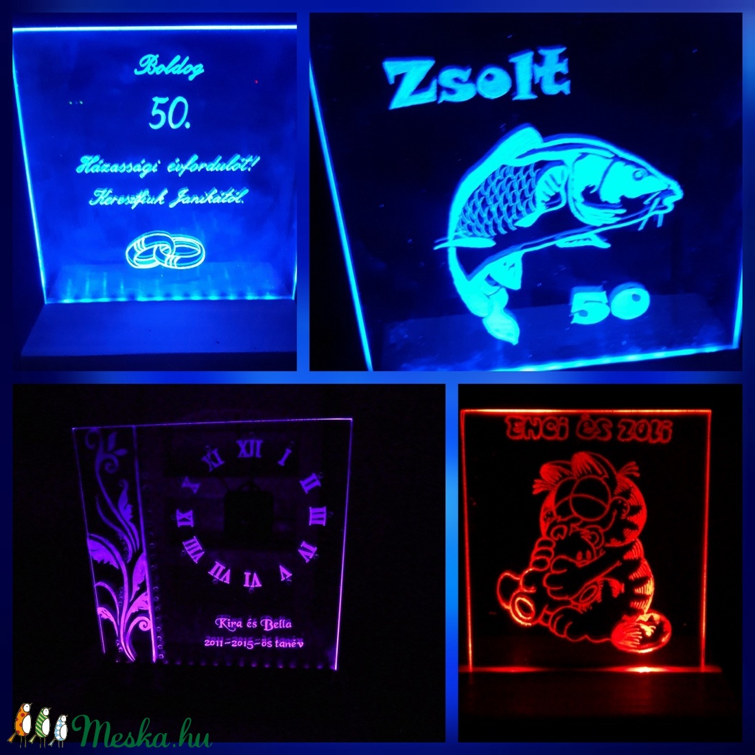 Gravírozott emlékplakett - otthon & életmód - dekoráció - dísztárgy - Meska.hu