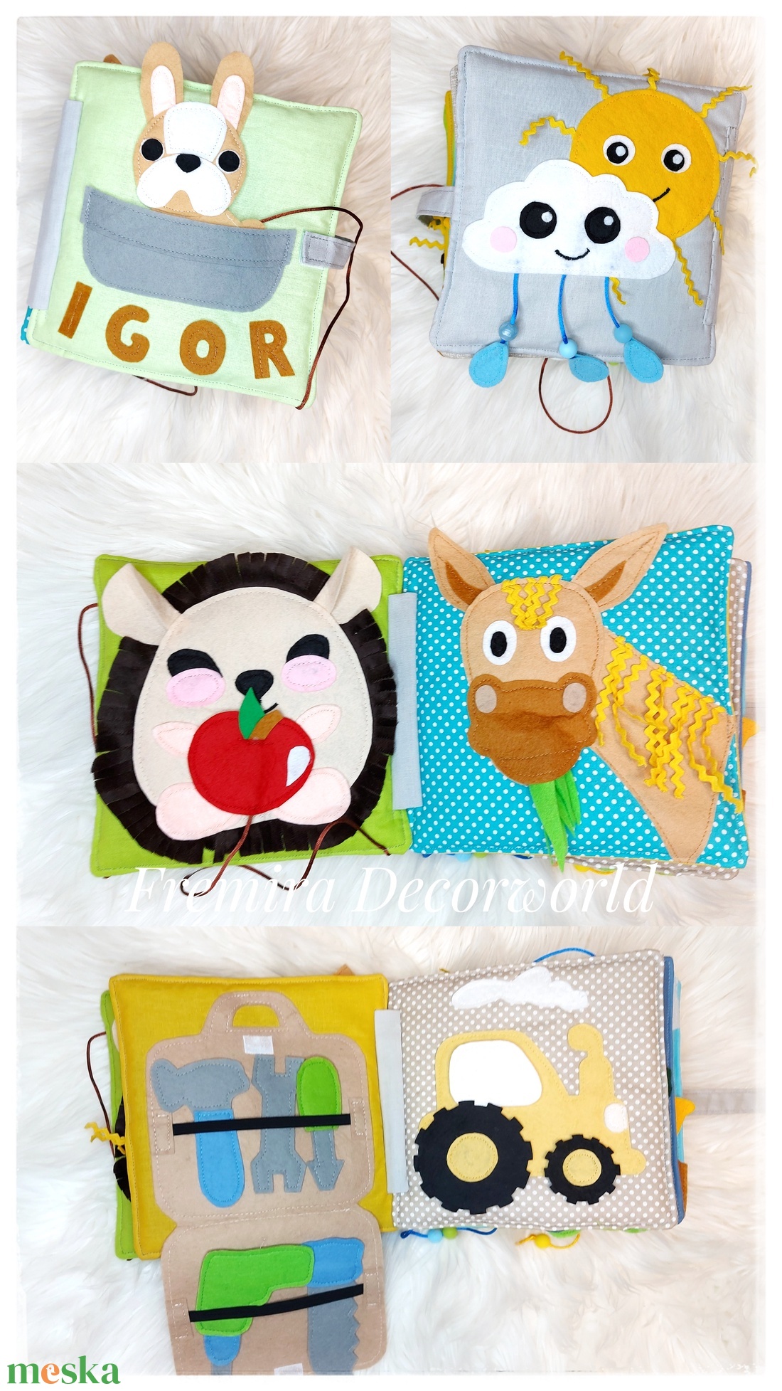 Névre szóló csendeskönyv kisfiús kivitelben - játék & sport - készségfejlesztő és logikai játék - logikai játékok - Meska.hu