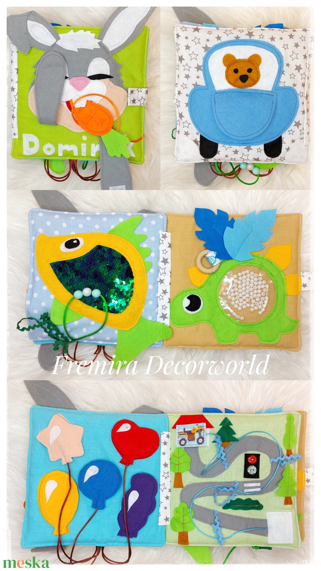 Névre szóló csendeskönyv kisfiús kivitelben - játék & sport - készségfejlesztő és logikai játék - logikai játékok - Meska.hu