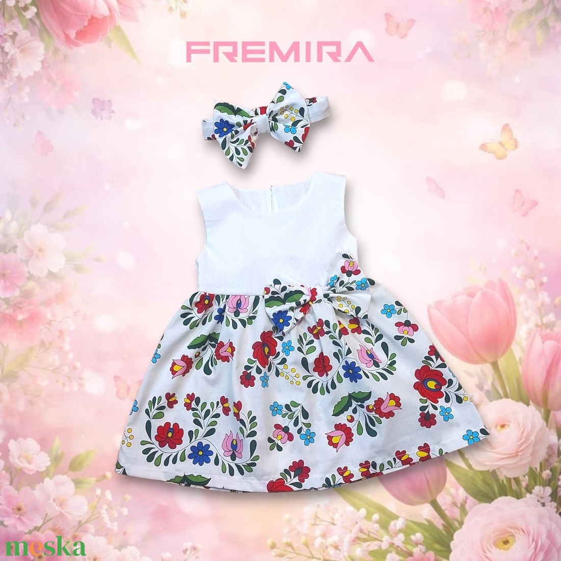 Kalocsai mintás Babaruha - ruha & divat - gyerekruha - ruha - Meska.hu