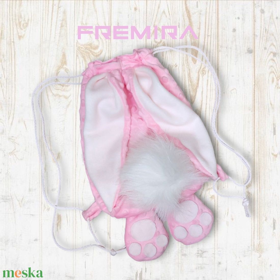 Nyuszi hátizsák gyerekeknek - táska & tok - hátizsák - hátizsák - Meska.hu