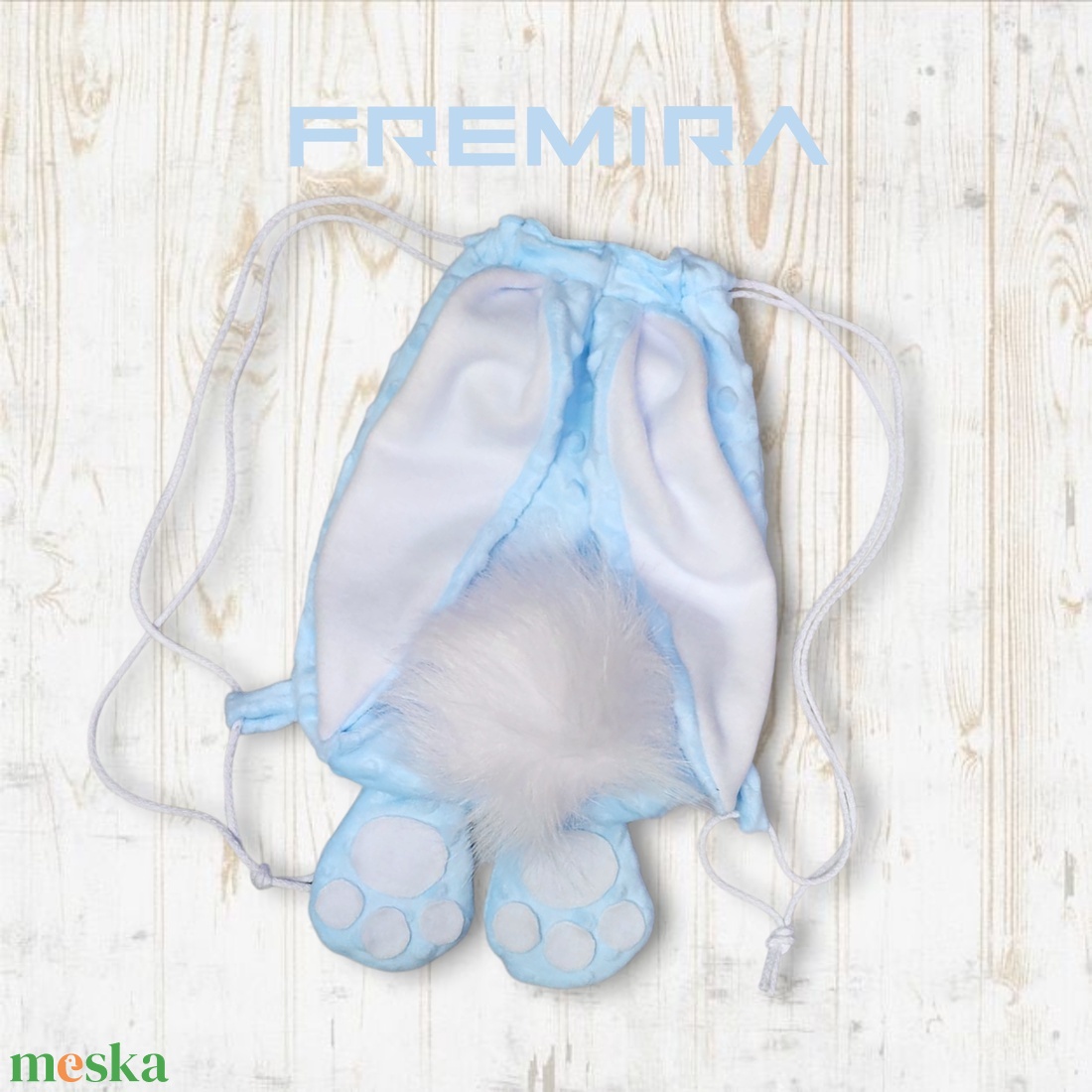 Nyuszi hátizsák gyerekeknek - táska & tok - hátizsák - hátizsák - Meska.hu