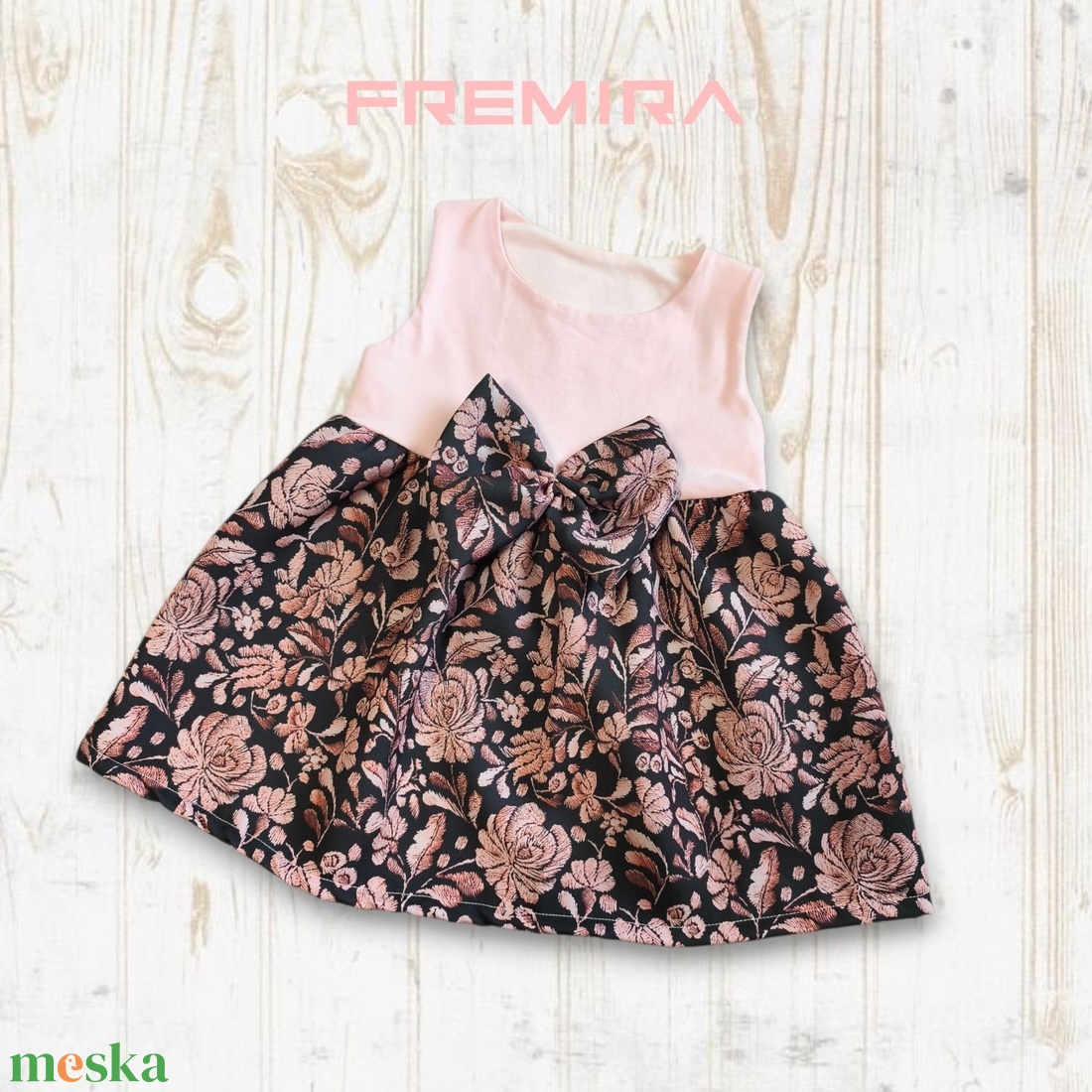 Kalocsai mintás kislány ruha - ruha & divat - gyerekruha - ruha - Meska.hu