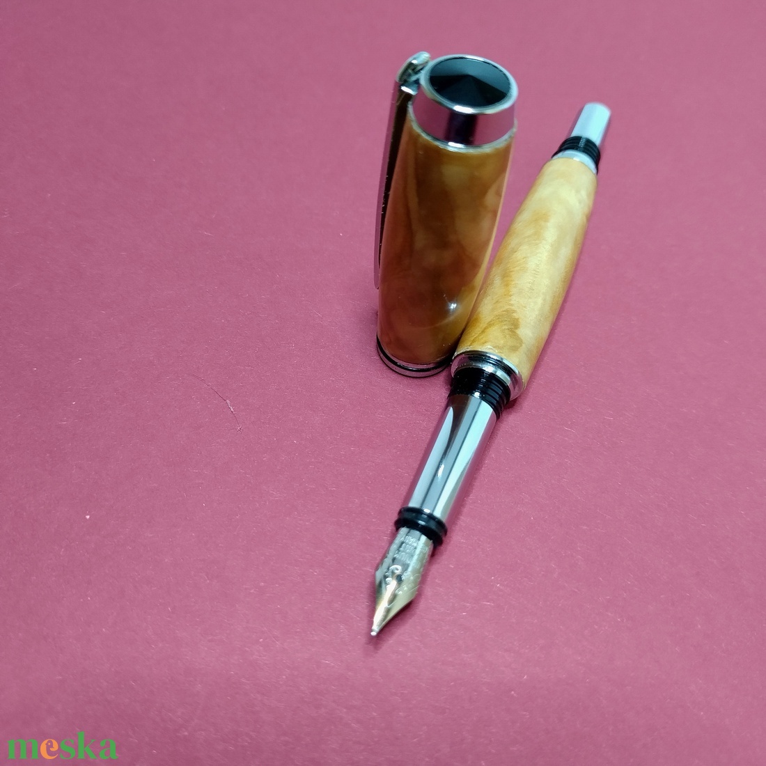 Fa toll , töltőtoll oliva fából - otthon & életmód - papír, írószer - ceruza & toll - Meska.hu