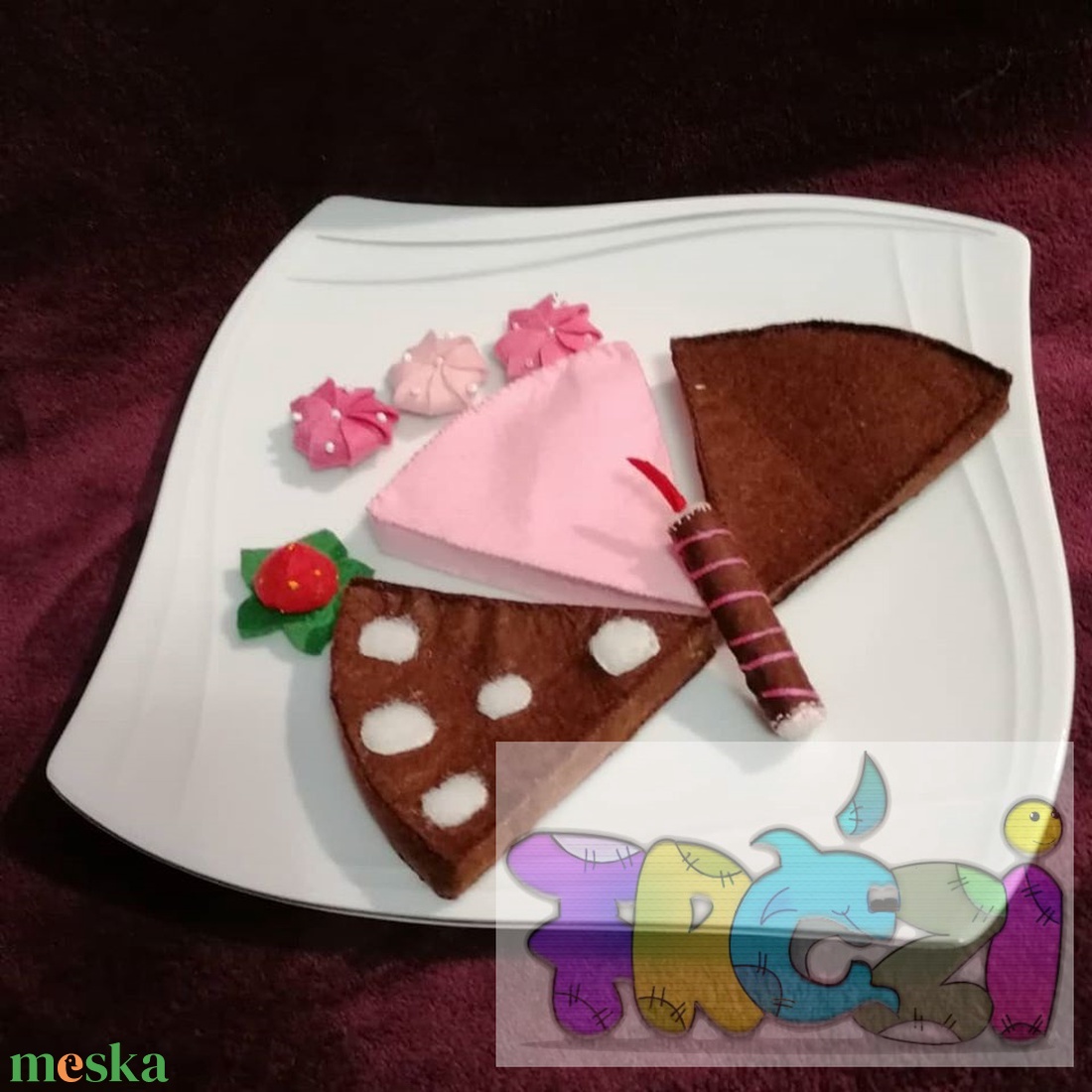 filc-süti tortaszelet - játék & sport - szerepjáték - Meska.hu filc-süti tortaszelet - játék & sport - szerepjáték - Meska.hu