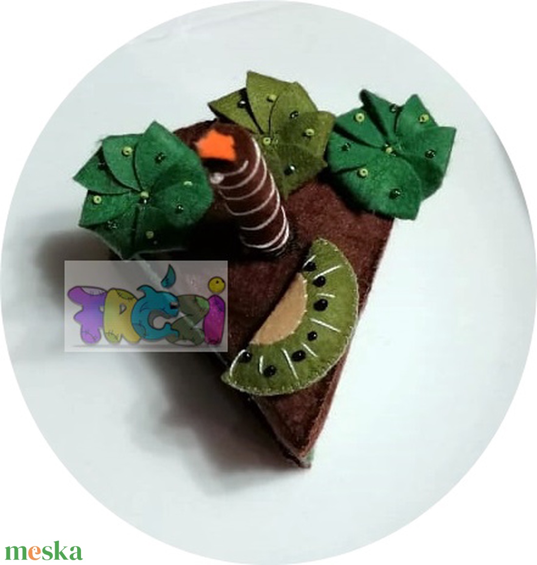 Cukrász szett, kiwi tortaszelet, muffinokkal filc sütik - játék & sport - szerepjáték - Meska.hu Cukrász szett, kiwi tortaszelet, muffinokkal filc sütik - játék & sport - szerepjáték - Meska.hu