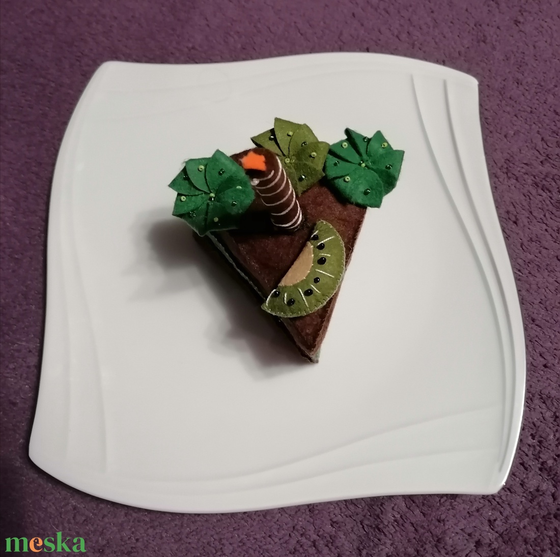 Cukrász szett, kiwi tortaszelet, muffinokkal filc sütik - játék & sport - szerepjáték - Meska.hu Cukrász szett, kiwi tortaszelet, muffinokkal filc sütik - játék & sport - szerepjáték - Meska.hu