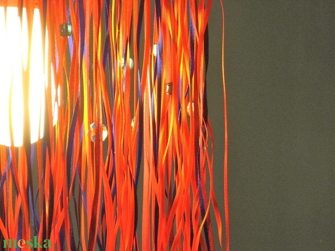 Szatén mennyezeti lámpa - otthon & életmód - lámpa - fali & mennyezeti lámpa - Meska.hu