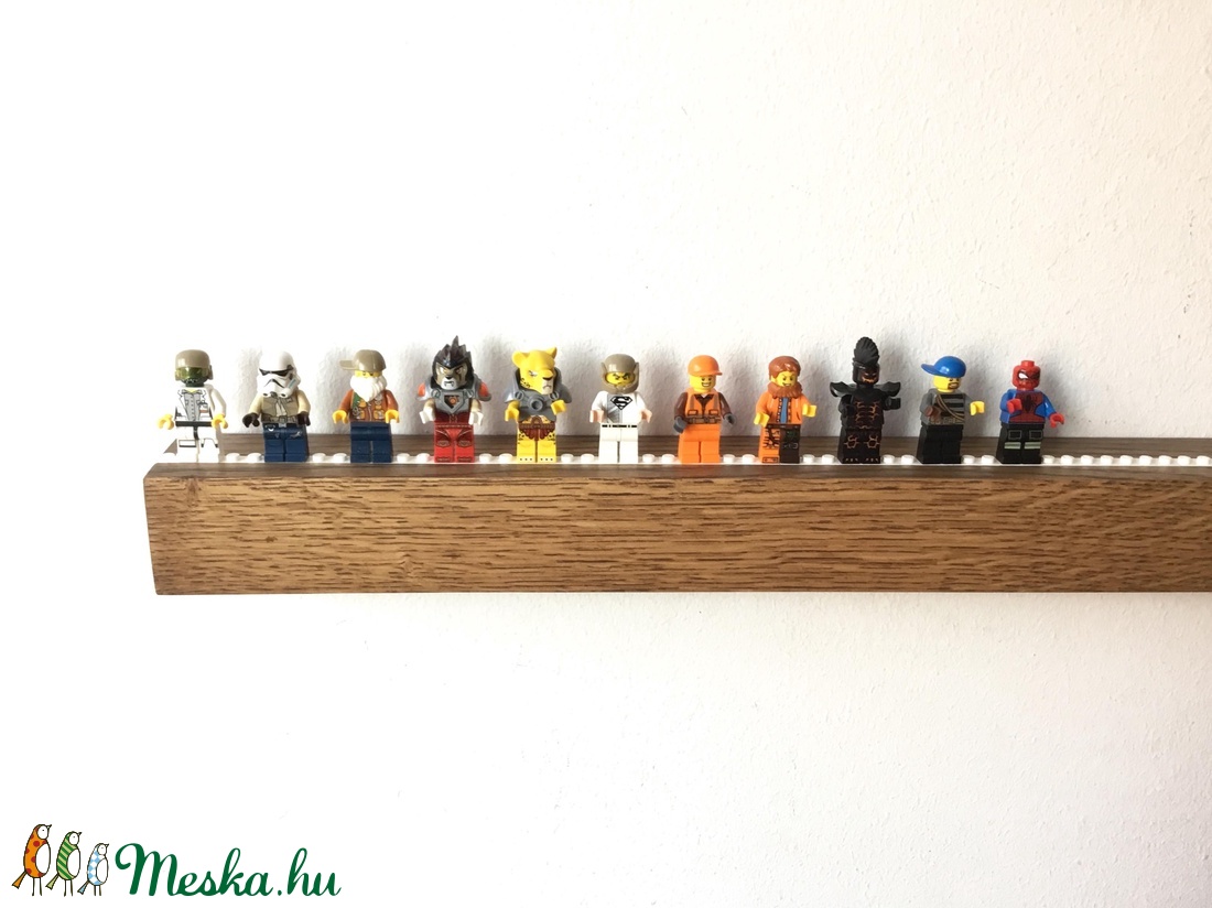 LEGO figura tároló polc tölgyfából - otthon & életmód - bútor - polc - Meska.hu LEGO figura tároló polc tölgyfából - otthon & életmód - bútor - polc - Meska.hu