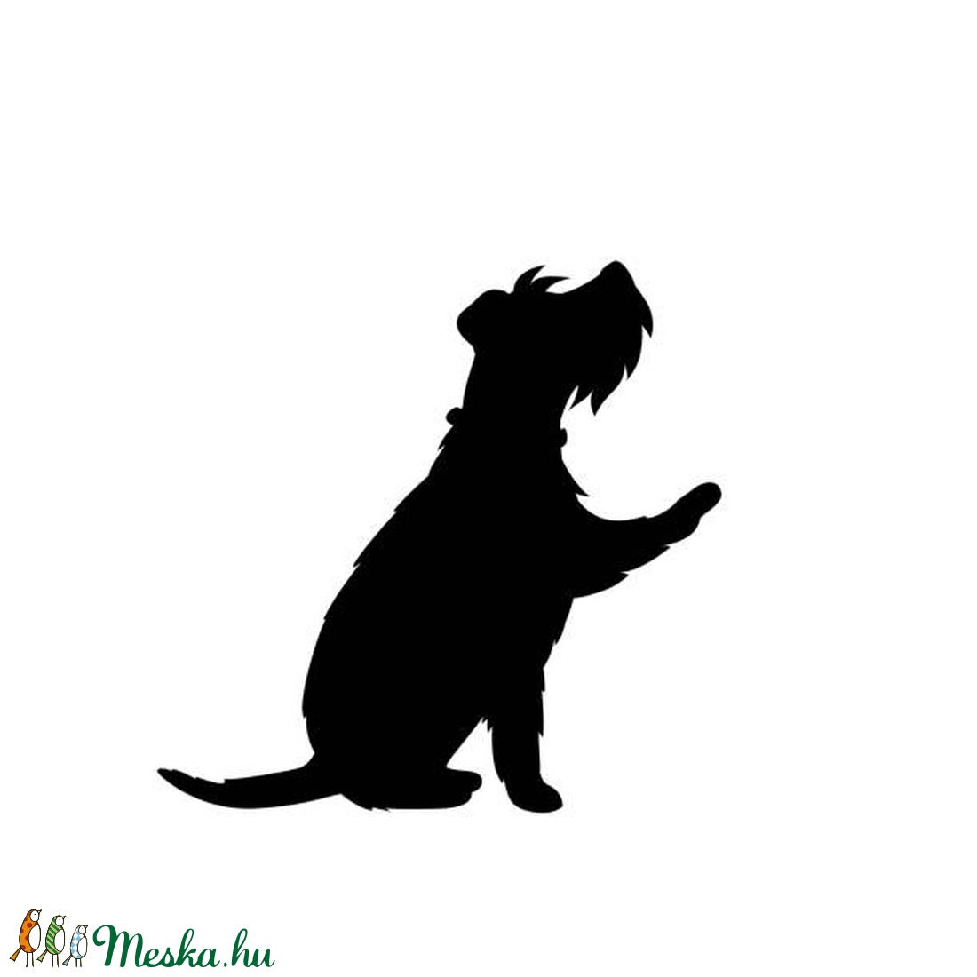 Deszkából készült schnauzer szobor - - Meska.hu Deszkából készült schnauzer szobor - - Meska.hu