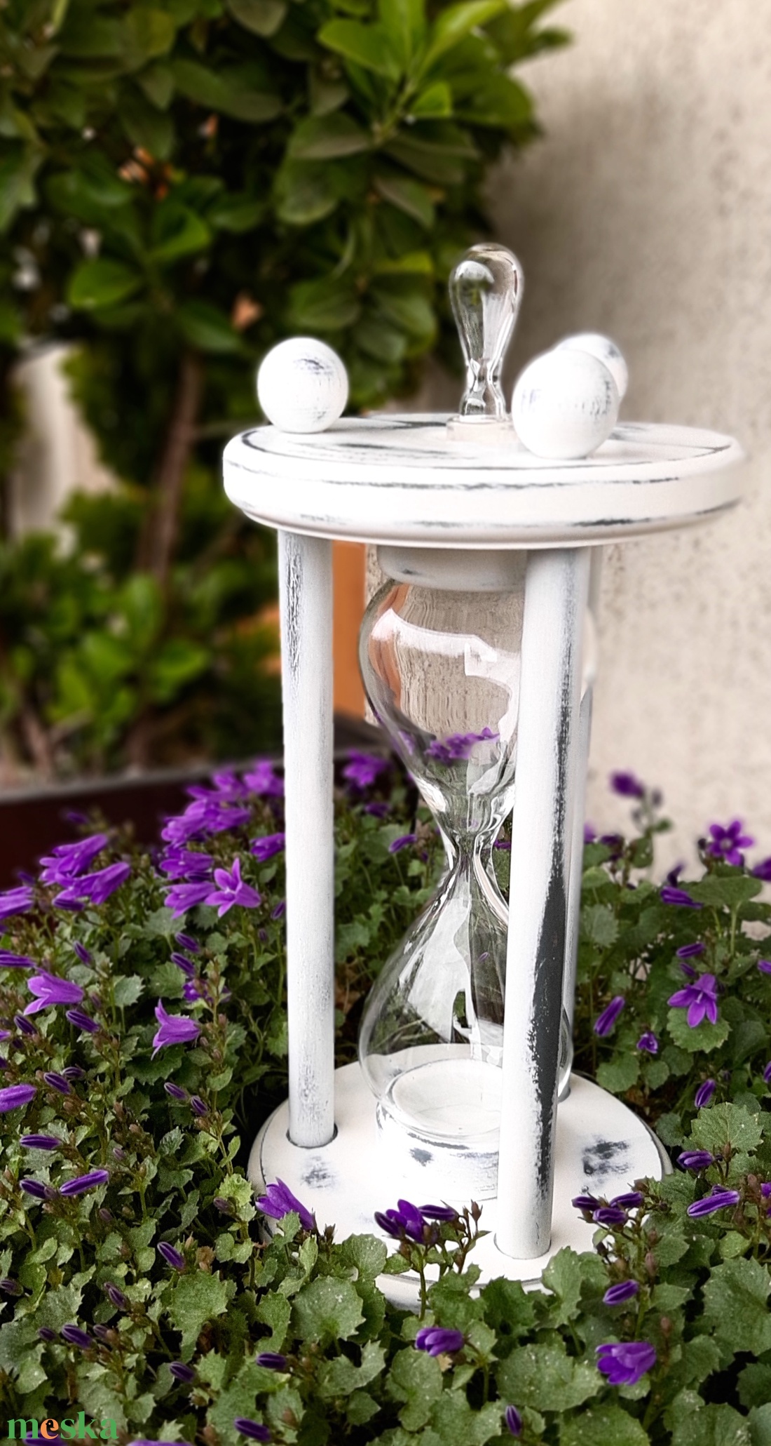 Homokóra fa házban esküvőre  - esküvő - emlék & ajándék - nászajándék - ceremónia szett - Meska.hu