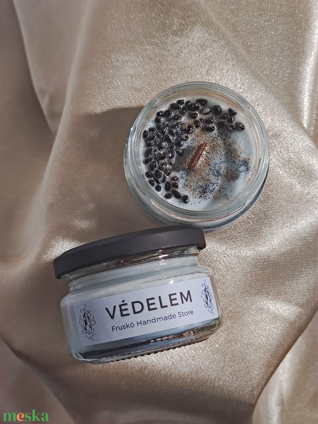 Védelem szójaviasz illatgyertya - otthon & életmód - gyertya, illat, aroma - gyertya - Meska.hu