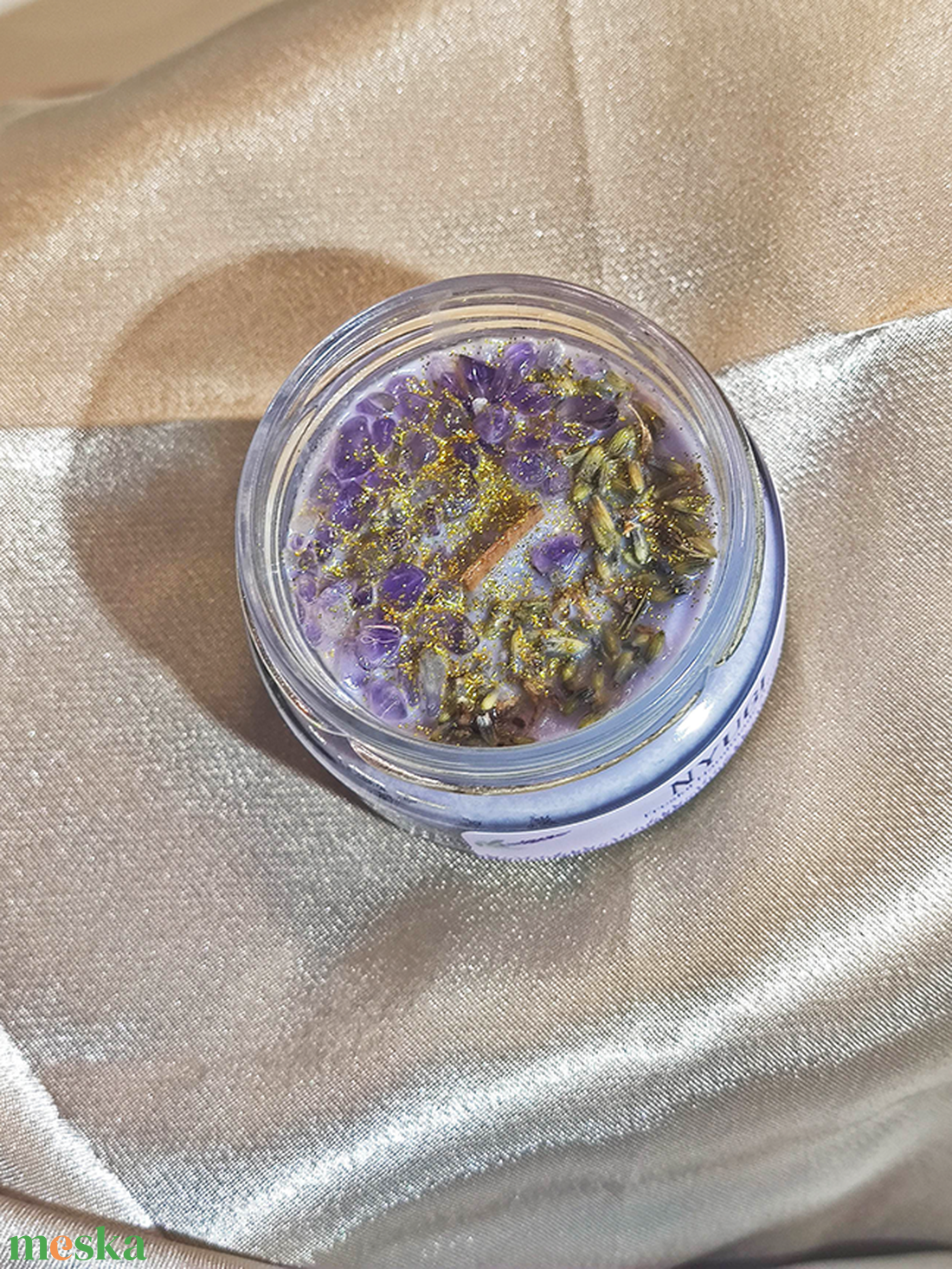 Nyugi szójaviasz illatgyertya - otthon & életmód - gyertya, illat, aroma - gyertya - Meska.hu