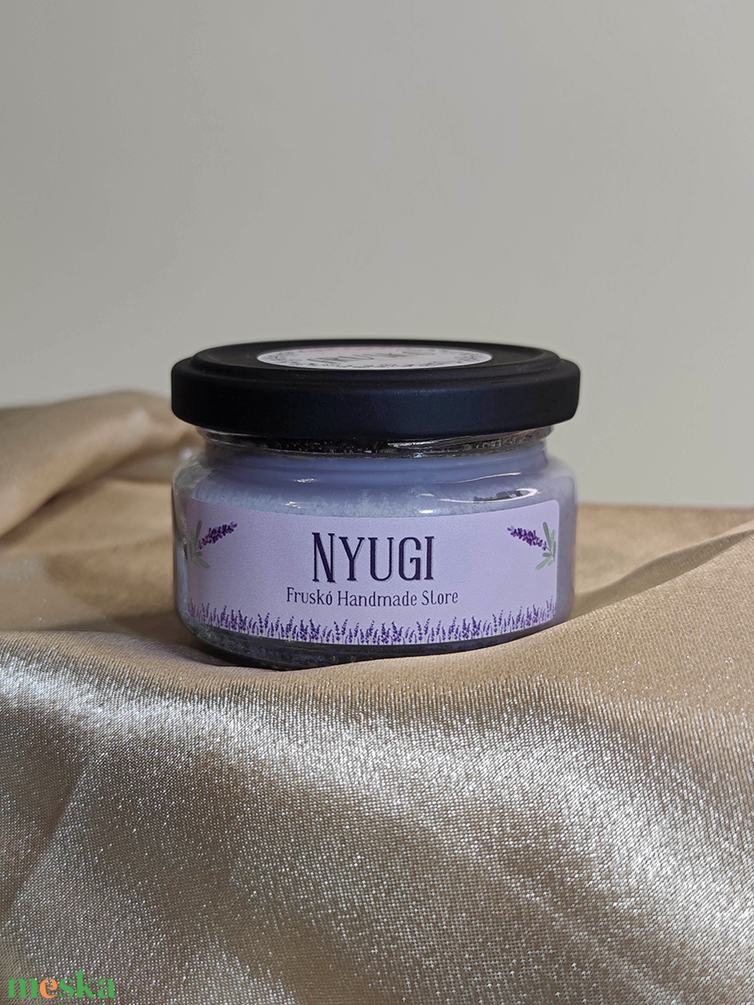 Nyugi szójaviasz illatgyertya - otthon & életmód - gyertya, illat, aroma - gyertya - Meska.hu