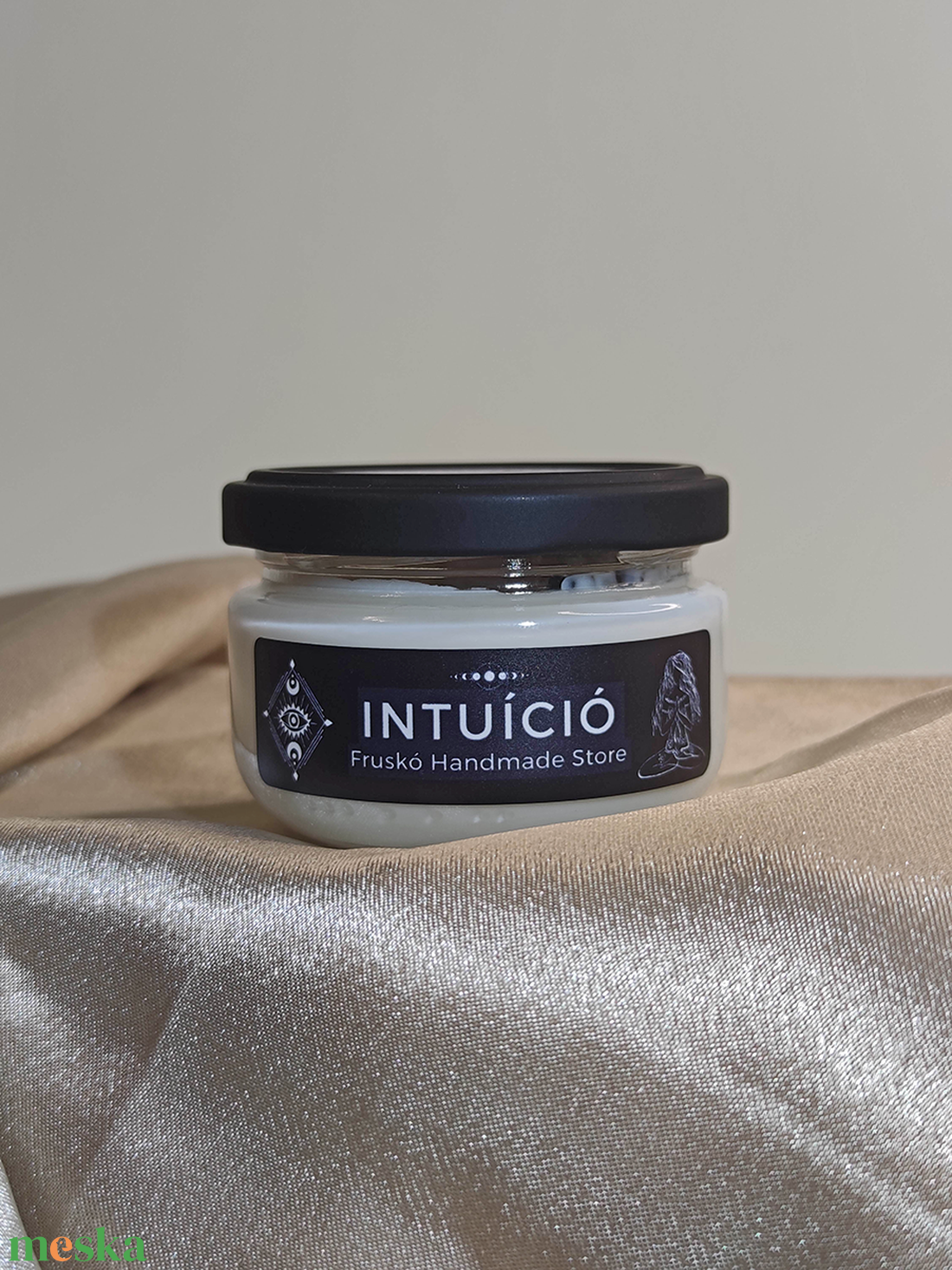 Intuíció szójaviasz illatgyertya - otthon & életmód - gyertya, illat, aroma - gyertya - Meska.hu