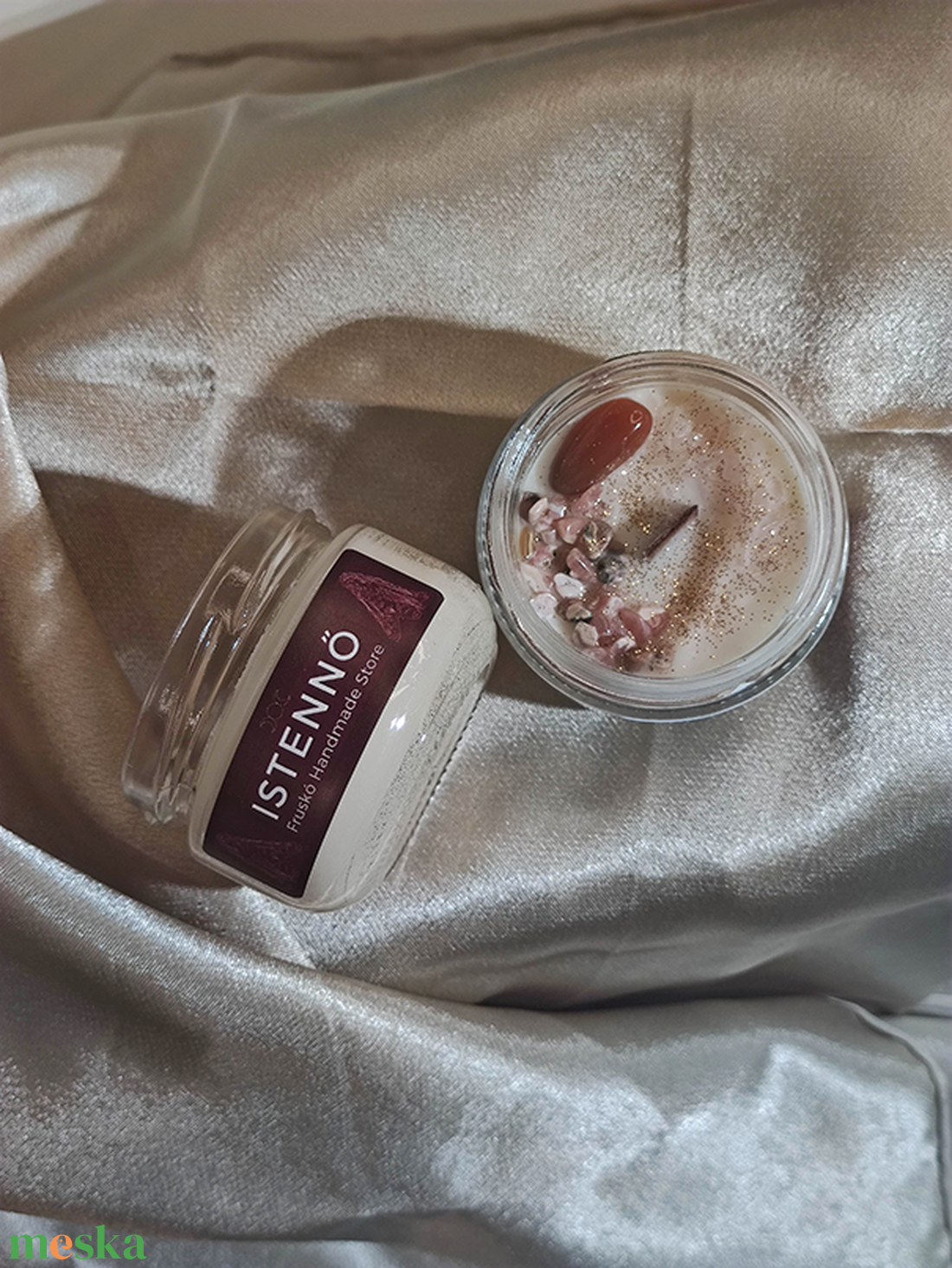 Istennő szójaviasz illatgyertya - otthon & életmód - gyertya, illat, aroma - gyertya - Meska.hu