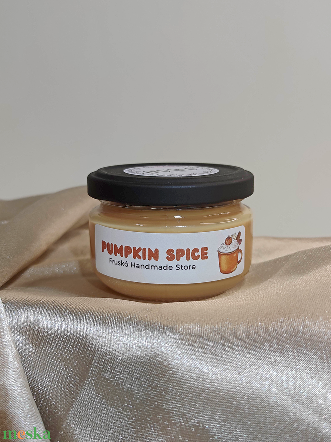 Pumpkin Spice szójaviasz illatgyertya - otthon & életmód - gyertya, illat, aroma - gyertya - Meska.hu