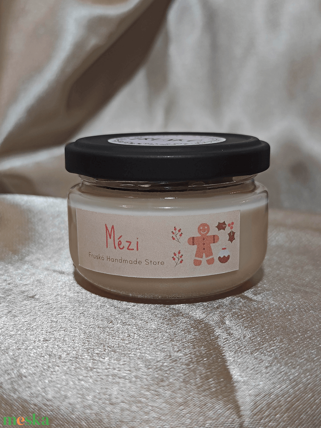 Mézi szójaviasz illatgyertya - otthon & életmód - gyertya, illat, aroma - gyertya - Meska.hu