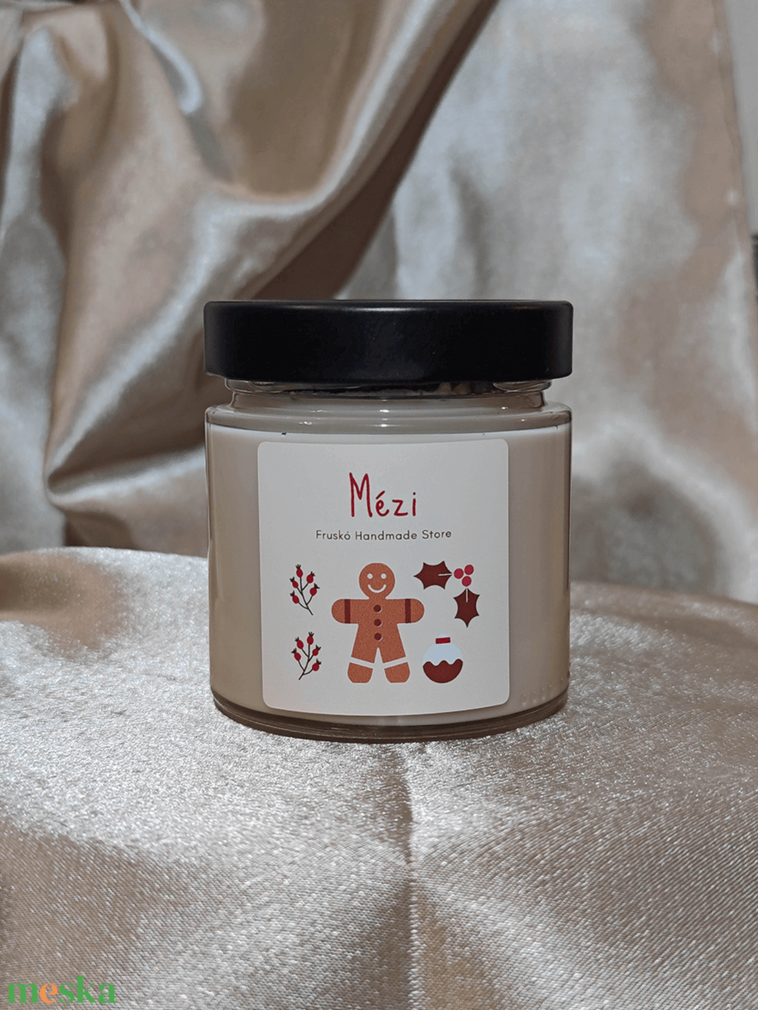 Mézi szójaviasz illatgyertya - otthon & életmód - gyertya, illat, aroma - gyertya - Meska.hu